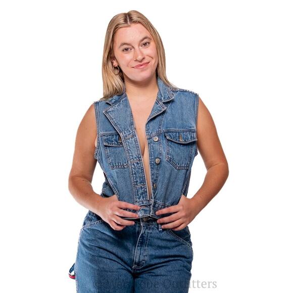 Levi Denim Jean Vest - Picture 1 of 8